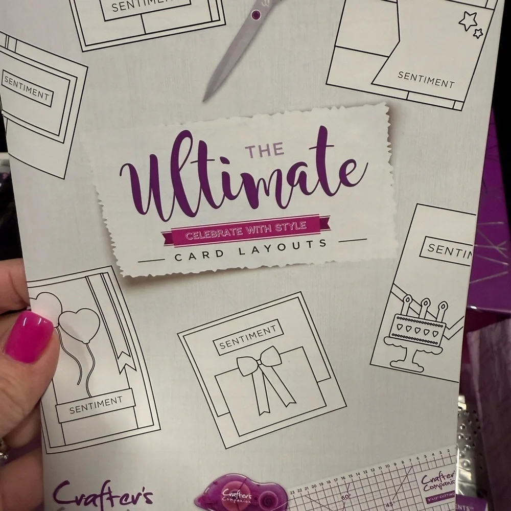 Ultimate Cardmaking Compendium - Purple BRAND NEW Crafters Companion
